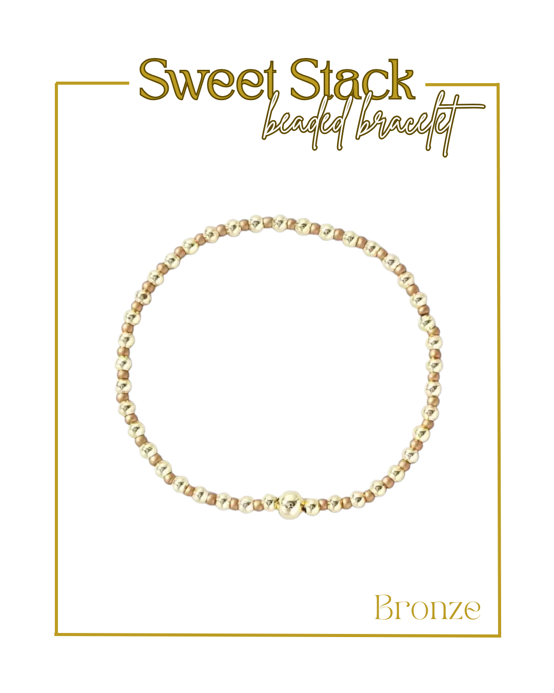 Sweet Stack Beaded Bracelet-Bracelets-Wall To Wall-The Village Shoppe, Women’s Fashion Boutique, Shop Online and In Store - Located in Muscle Shoals, AL.