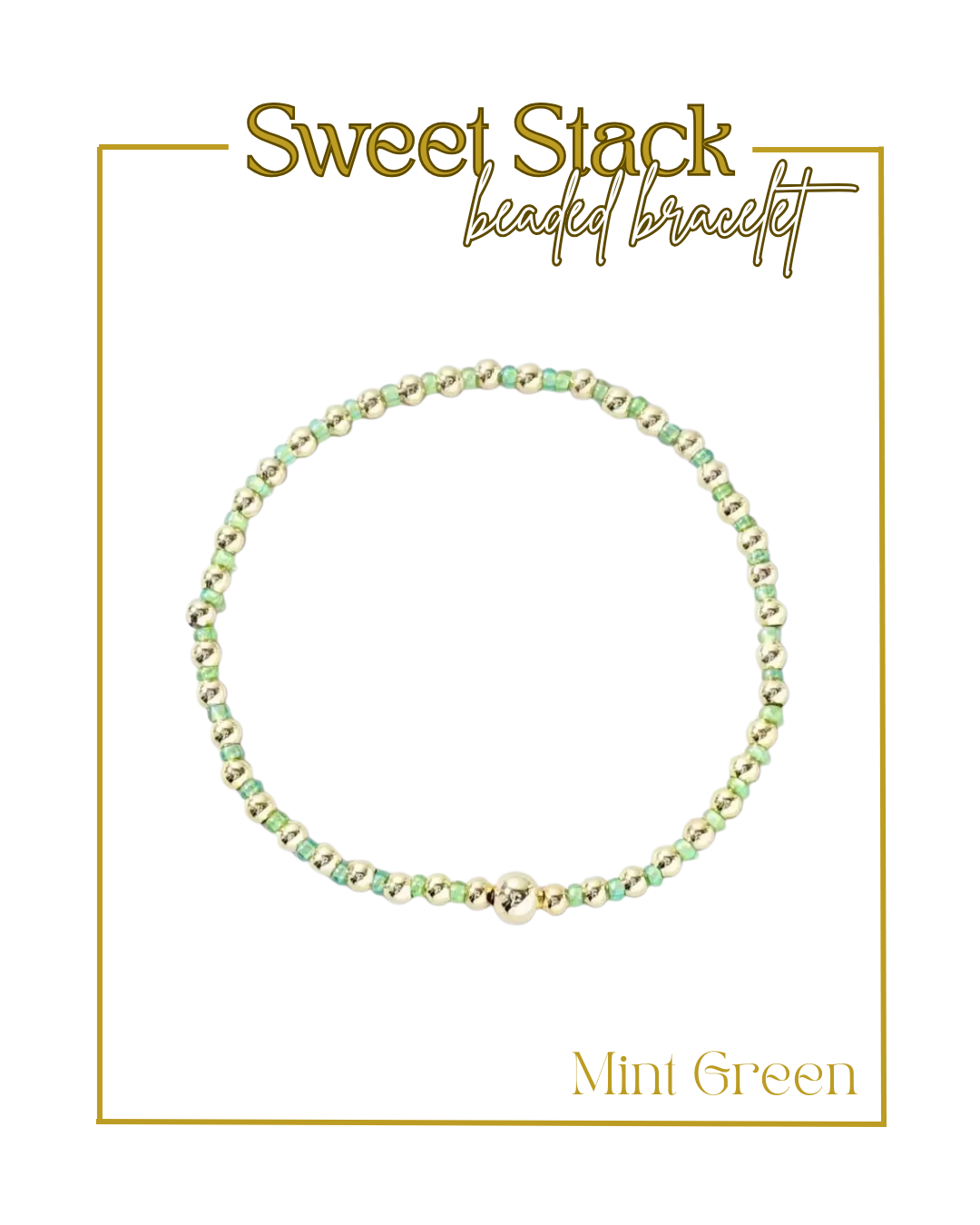 Sweet Stack Beaded Bracelet-Bracelets-Wall To Wall-The Village Shoppe, Women’s Fashion Boutique, Shop Online and In Store - Located in Muscle Shoals, AL.