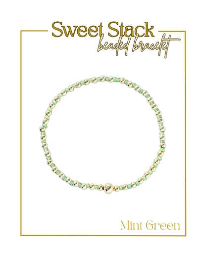 Sweet Stack Beaded Bracelet-Bracelets-Wall To Wall-The Village Shoppe, Women’s Fashion Boutique, Shop Online and In Store - Located in Muscle Shoals, AL.