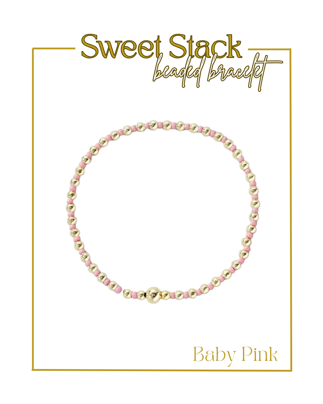 Sweet Stack Beaded Bracelet-Bracelets-Wall To Wall-The Village Shoppe, Women’s Fashion Boutique, Shop Online and In Store - Located in Muscle Shoals, AL.