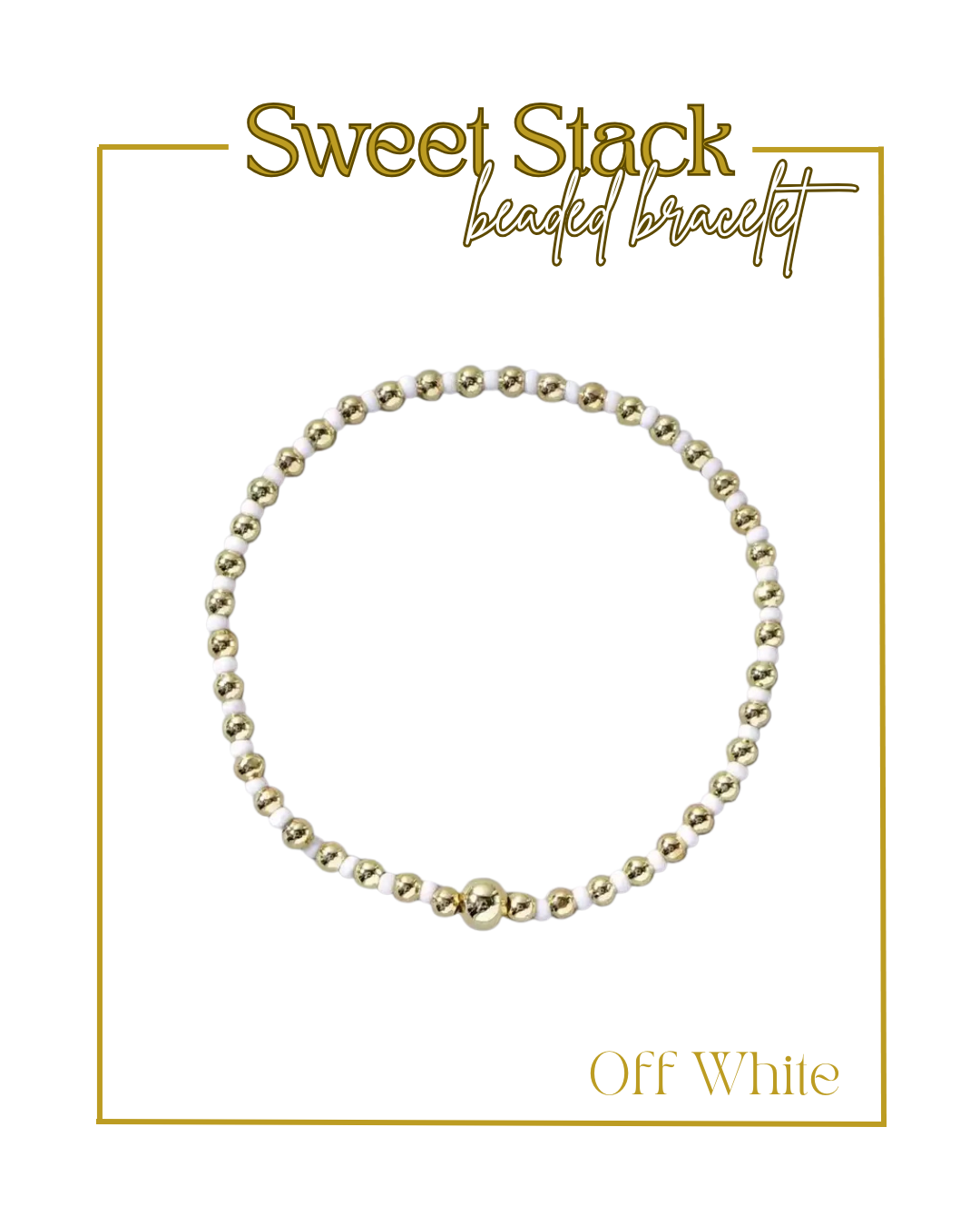 Sweet Stack Beaded Bracelet-Bracelets-Wall To Wall-The Village Shoppe, Women’s Fashion Boutique, Shop Online and In Store - Located in Muscle Shoals, AL.