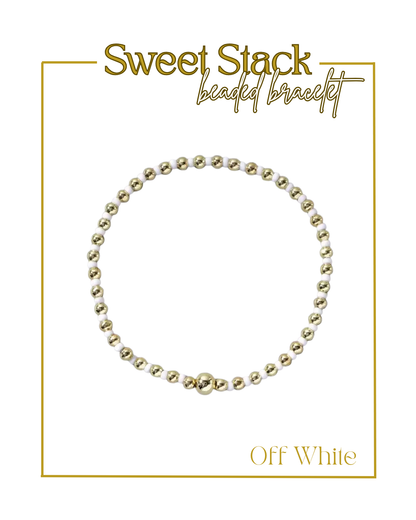 Sweet Stack Beaded Bracelet-Bracelets-Wall To Wall-The Village Shoppe, Women’s Fashion Boutique, Shop Online and In Store - Located in Muscle Shoals, AL.