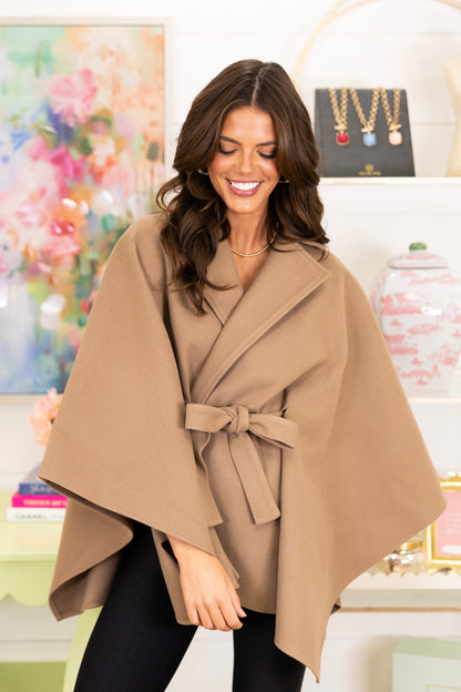 The Lou Cape Poncho-Poncho-Original USA-The Village Shoppe, Women’s Fashion Boutique, Shop Online and In Store - Located in Muscle Shoals, AL.