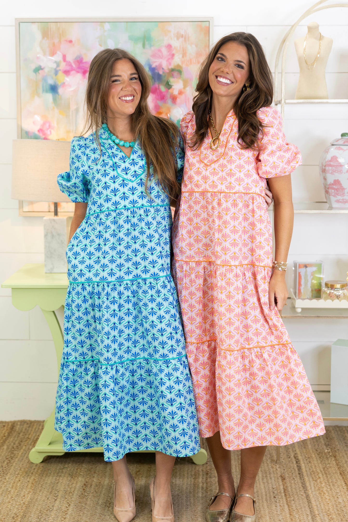 Many Meadows Midi Dress-Midi Dress-GiGiO-The Village Shoppe, Women’s Fashion Boutique, Shop Online and In Store - Located in Muscle Shoals, AL.