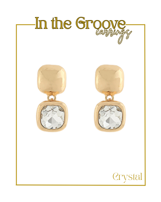 In the Groove Earrings-Earrings-Golden Stella-The Village Shoppe, Women’s Fashion Boutique, Shop Online and In Store - Located in Muscle Shoals, AL.