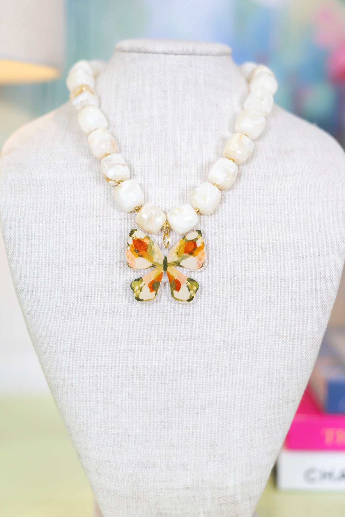 Butterfly Effect Beaded Necklace | The Katie Kollective-Necklaces-The Katie Kollective-The Village Shoppe, Women’s Fashion Boutique, Shop Online and In Store - Located in Muscle Shoals, AL.