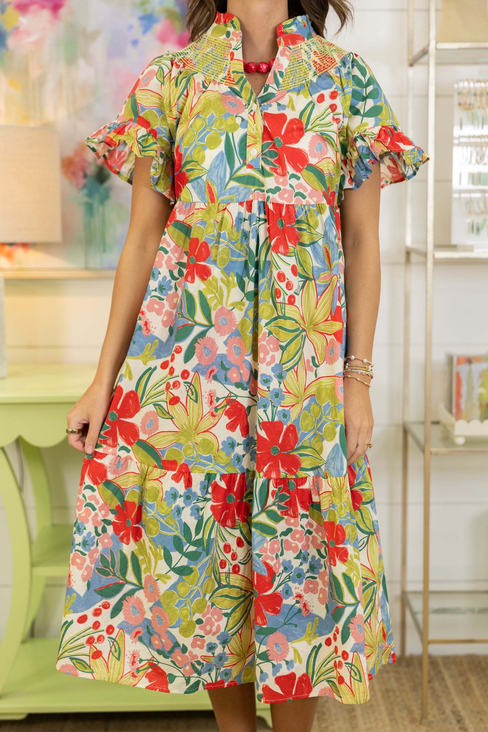 Havana Midi Dress-Midi Dress-Umgee-The Village Shoppe, Women’s Fashion Boutique, Shop Online and In Store - Located in Muscle Shoals, AL.