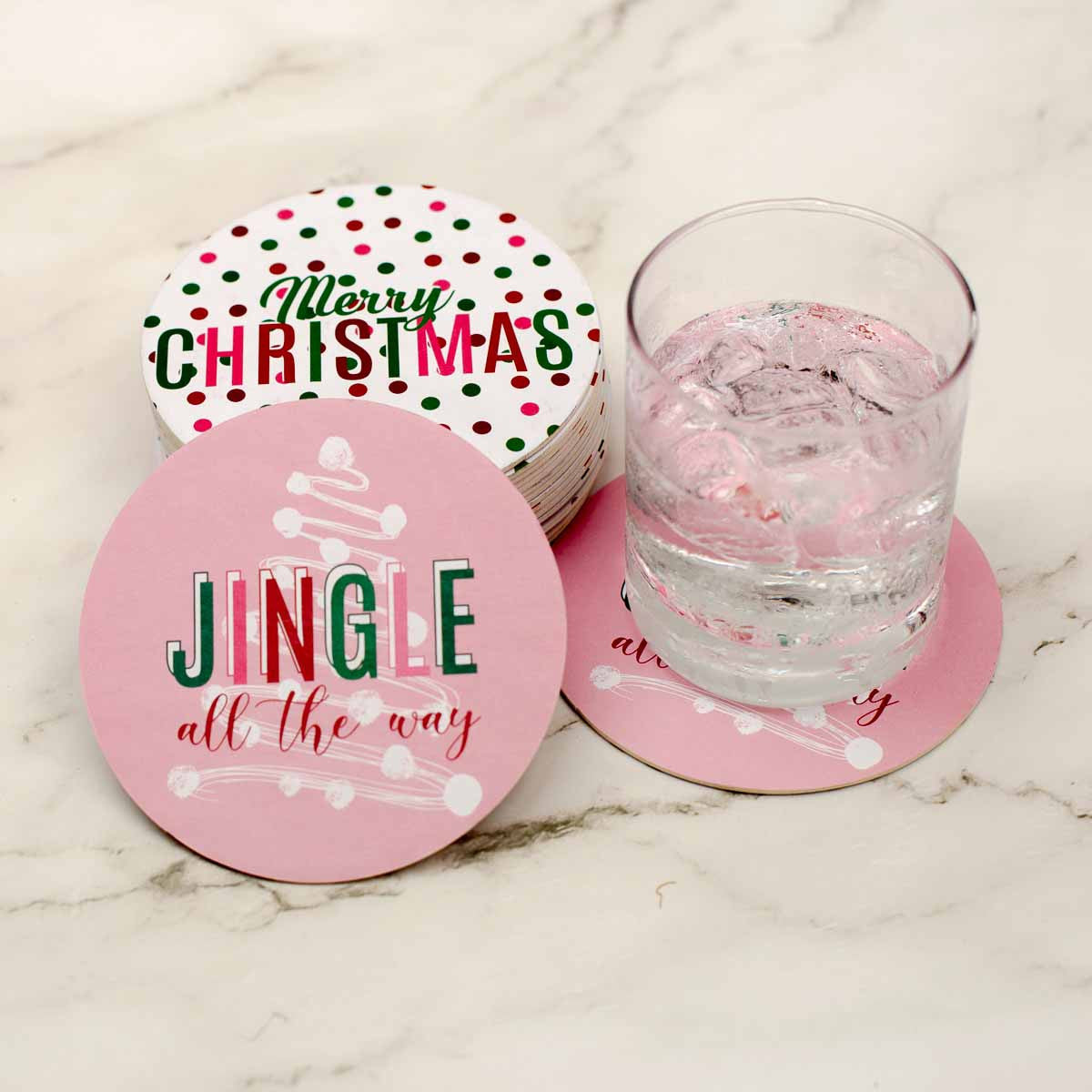 Christmas Time Is Here Coasters | DOORBUSTERS-Coaster-The Royal Standard-The Village Shoppe, Women’s Fashion Boutique, Shop Online and In Store - Located in Muscle Shoals, AL.