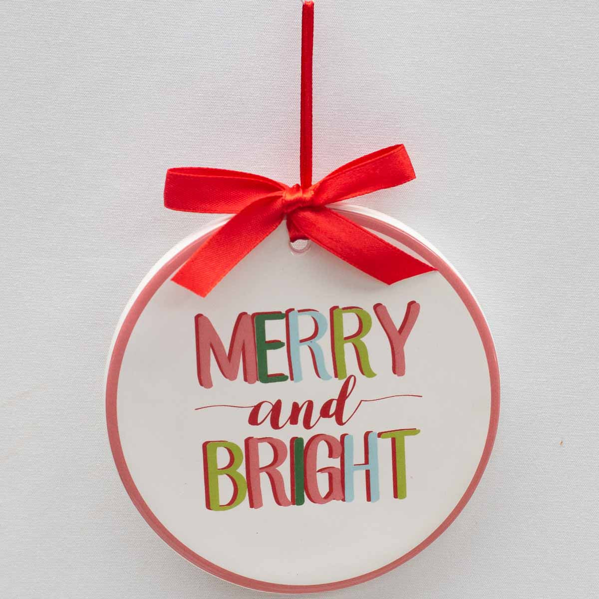 Merry & Bright Ornament | DOORBUSTER-Ornament-The Royal Standard-The Village Shoppe, Women’s Fashion Boutique, Shop Online and In Store - Located in Muscle Shoals, AL.