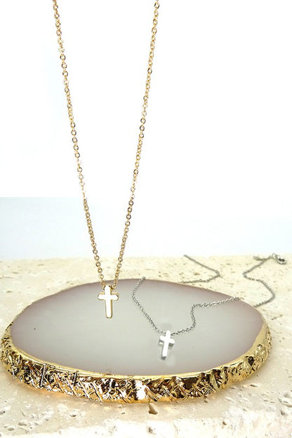 Keep Me Near the Cross Necklace-Necklaces-Wall To Wall-The Village Shoppe, Women’s Fashion Boutique, Shop Online and In Store - Located in Muscle Shoals, AL.