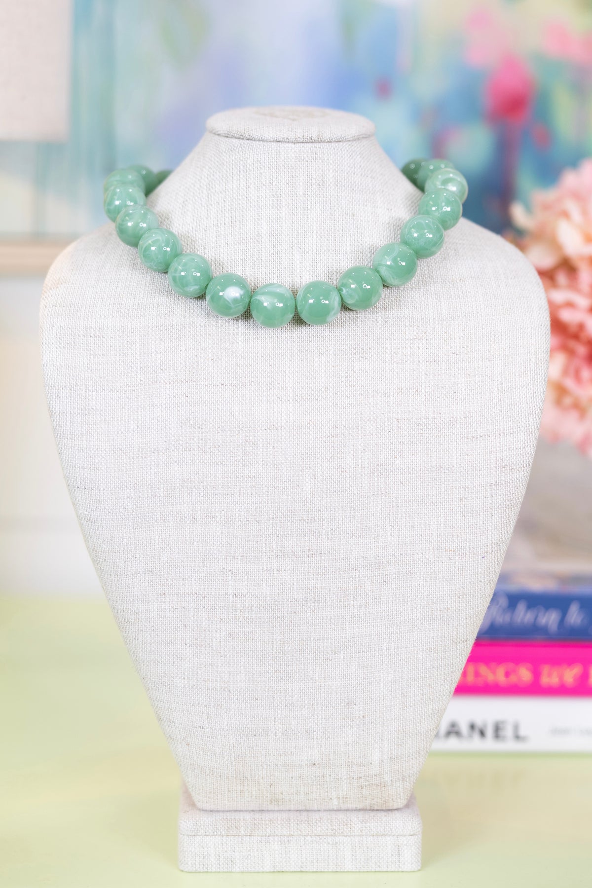 Sweet Tart Beaded Necklace-Necklaces-Hart Designs-The Village Shoppe, Women’s Fashion Boutique, Shop Online and In Store - Located in Muscle Shoals, AL.