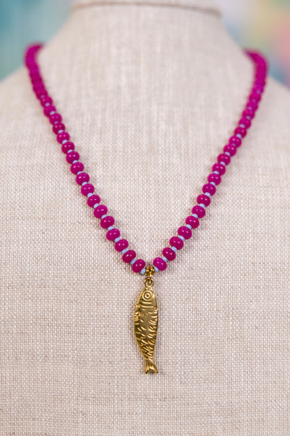 Coolest Catch Necklace | Hart Designs-Necklaces-Hart Designs-The Village Shoppe, Women’s Fashion Boutique, Shop Online and In Store - Located in Muscle Shoals, AL.