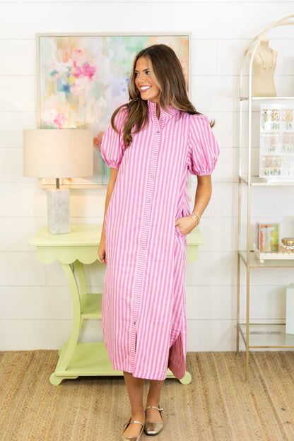 I Want Candy Midi Dress-Midi Dress-Entro-The Village Shoppe, Women’s Fashion Boutique, Shop Online and In Store - Located in Muscle Shoals, AL.