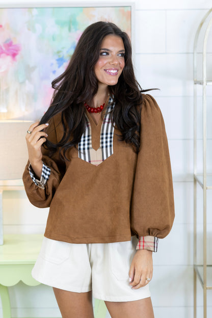 The Kensington Top-Long Sleeves-Jodifl-The Village Shoppe, Women’s Fashion Boutique, Shop Online and In Store - Located in Muscle Shoals, AL.