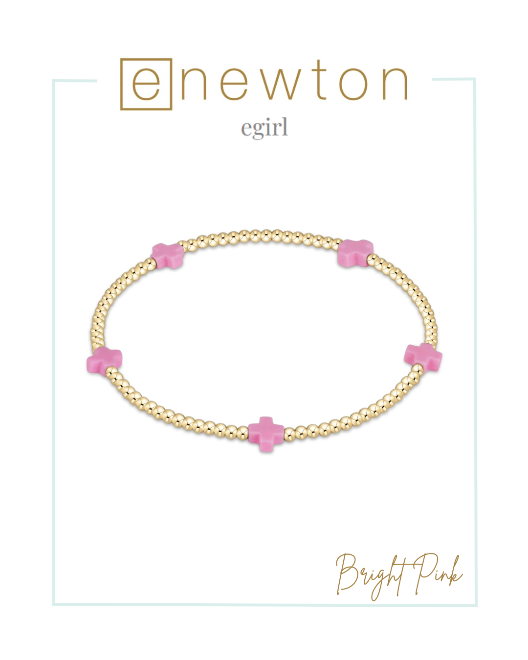 Enewton | EGirl | Signature Cross Small 2mm Gold Bracelet-Bracelets-ENEWTON-The Village Shoppe, Women’s Fashion Boutique, Shop Online and In Store - Located in Muscle Shoals, AL.