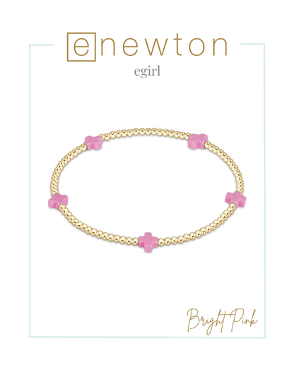 Enewton | EGirl | Signature Cross Small 2mm Gold Bracelet-Bracelets-ENEWTON-The Village Shoppe, Women’s Fashion Boutique, Shop Online and In Store - Located in Muscle Shoals, AL.