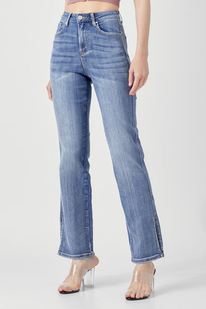 The Noah Jeans-Jeans-Risen-The Village Shoppe, Women’s Fashion Boutique, Shop Online and In Store - Located in Muscle Shoals, AL.
