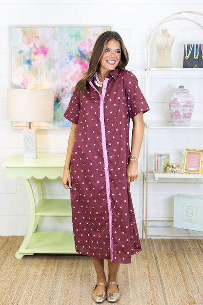 The Tilly Midi Dress-Midi Dress-Entro-The Village Shoppe, Women’s Fashion Boutique, Shop Online and In Store - Located in Muscle Shoals, AL.