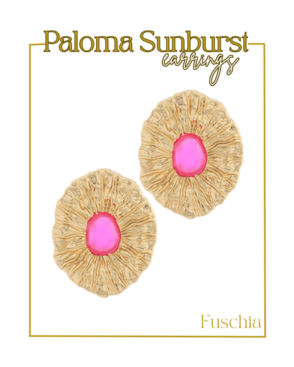The Paloma Sunburst Earrings-Earrings-Golden Stella-The Village Shoppe, Women’s Fashion Boutique, Shop Online and In Store - Located in Muscle Shoals, AL.