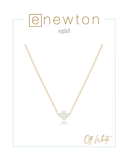 Enewton | EGirl | 14" Necklace Gold - Signature Cross Small-Necklaces-ENEWTON-The Village Shoppe, Women’s Fashion Boutique, Shop Online and In Store - Located in Muscle Shoals, AL.