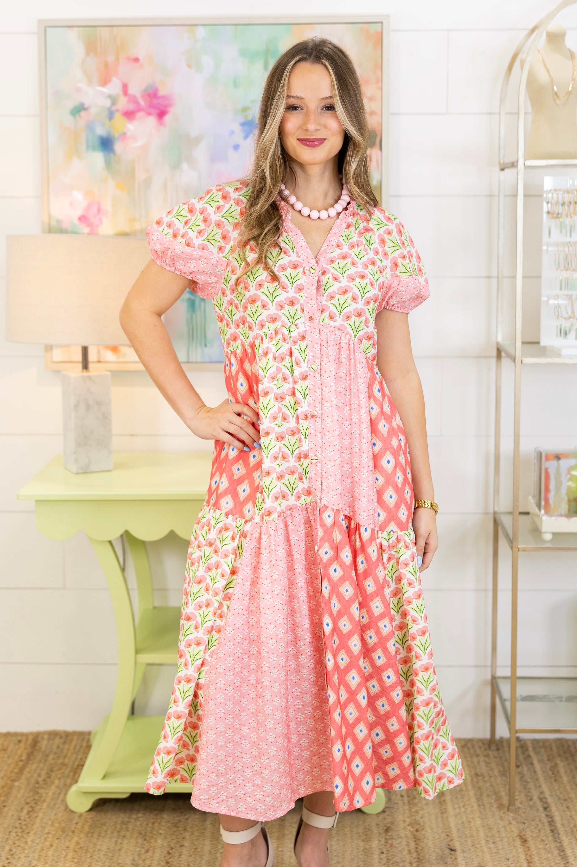 The Dylan Midi Dress-Midi Dress-GiGiO-The Village Shoppe, Women’s Fashion Boutique, Shop Online and In Store - Located in Muscle Shoals, AL.