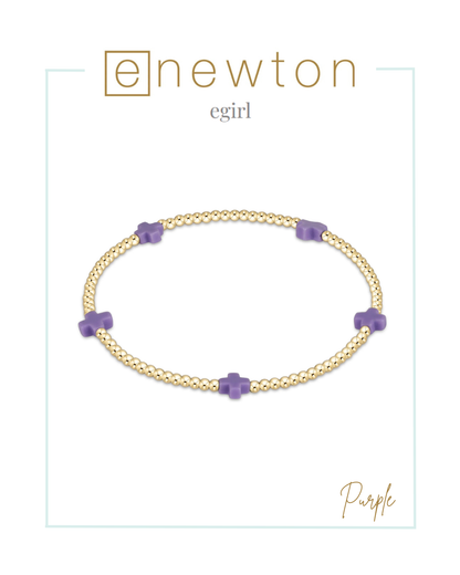 Enewton | EGirl | Signature Cross Small 2mm Gold Bracelet-Bracelets-ENEWTON-The Village Shoppe, Women’s Fashion Boutique, Shop Online and In Store - Located in Muscle Shoals, AL.