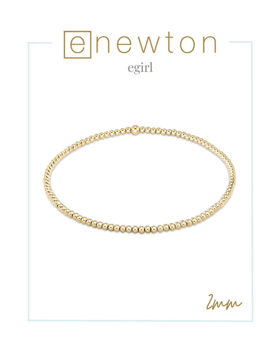 Enewton | EGirl | Classic Gold Bead Bracelet-Bracelets-ENEWTON-The Village Shoppe, Women’s Fashion Boutique, Shop Online and In Store - Located in Muscle Shoals, AL.