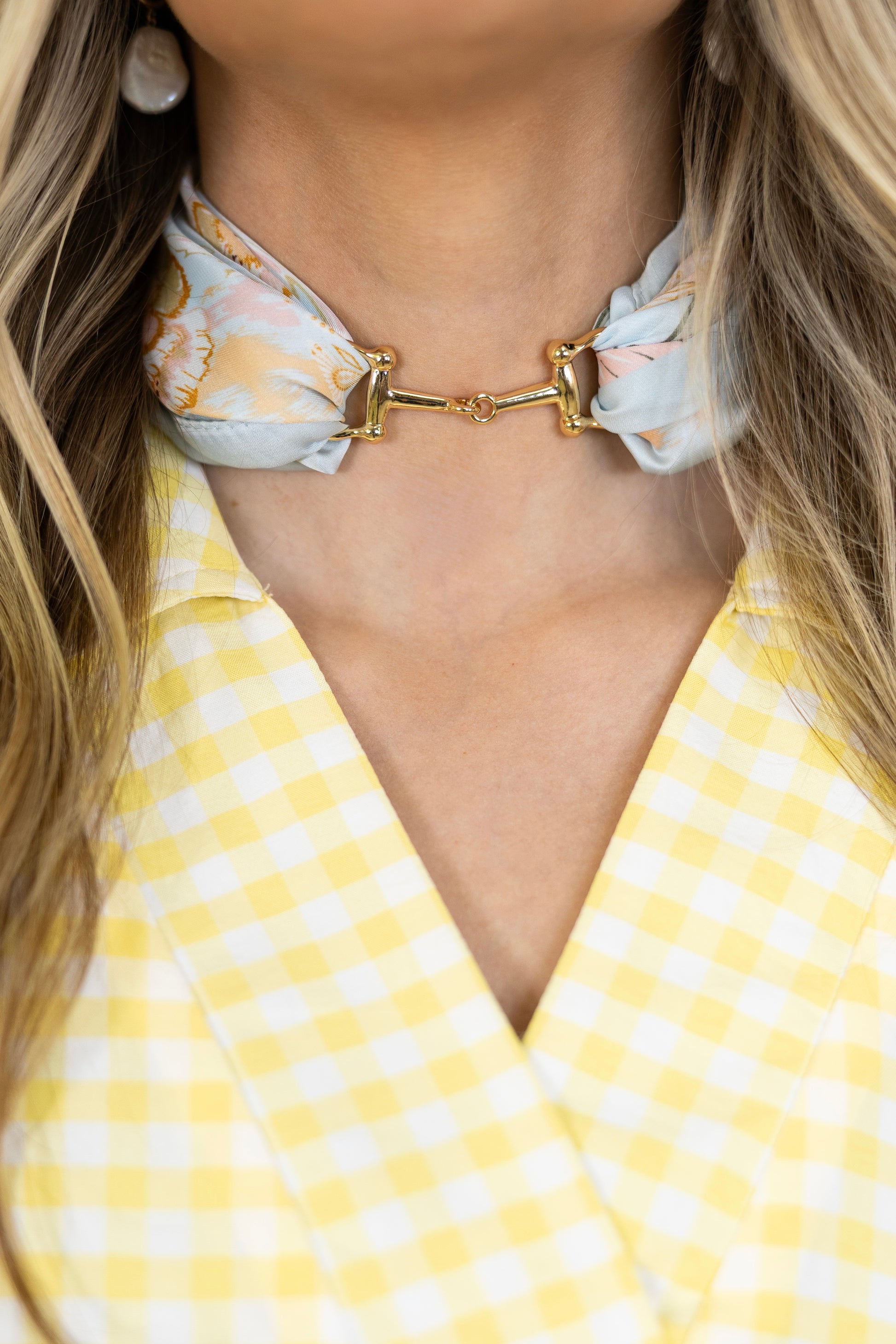Horse Bit Scarf Ring-Scarf-Golden Stella-The Village Shoppe, Women’s Fashion Boutique, Shop Online and In Store - Located in Muscle Shoals, AL.