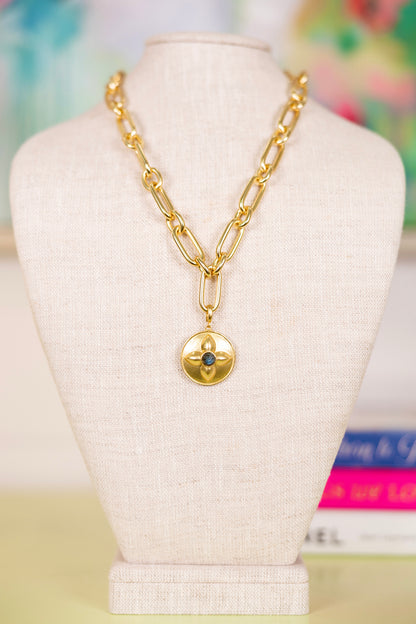 Set the Stage Pendant Necklace-Necklaces-AF Design Group-The Village Shoppe, Women’s Fashion Boutique, Shop Online and In Store - Located in Muscle Shoals, AL.