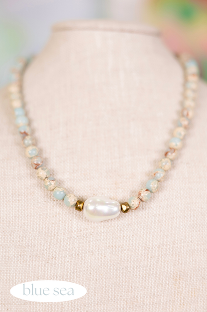Beyond the Sea Necklace-Necklaces-Virtue-The Village Shoppe, Women’s Fashion Boutique, Shop Online and In Store - Located in Muscle Shoals, AL.