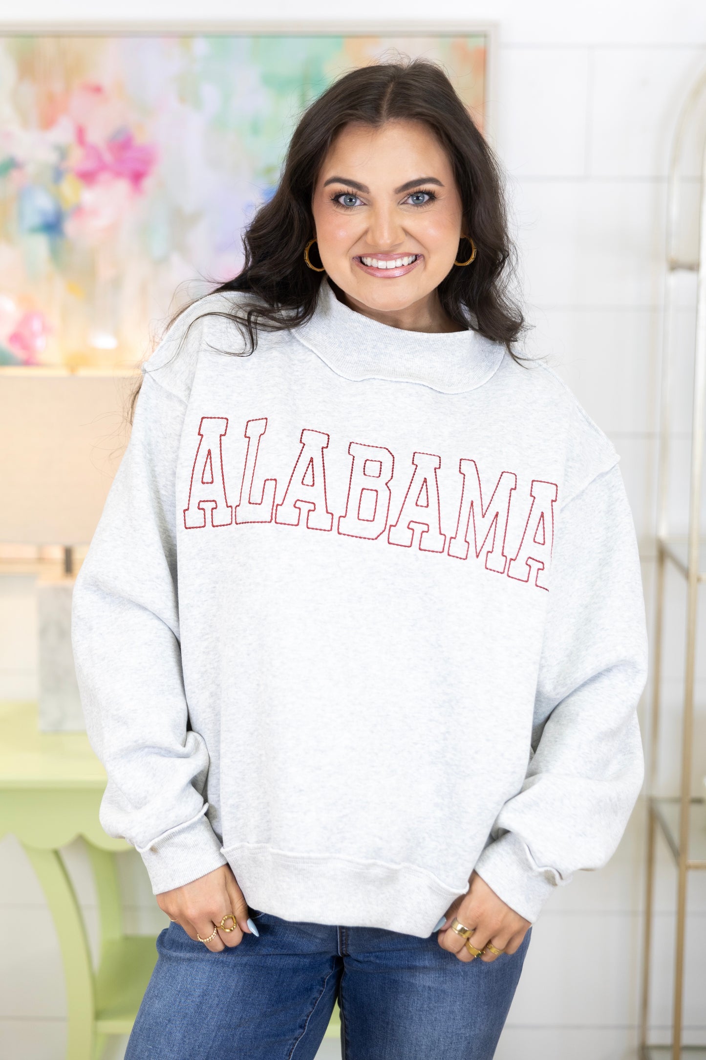 Bama Bound Mockneck Sweatshirt