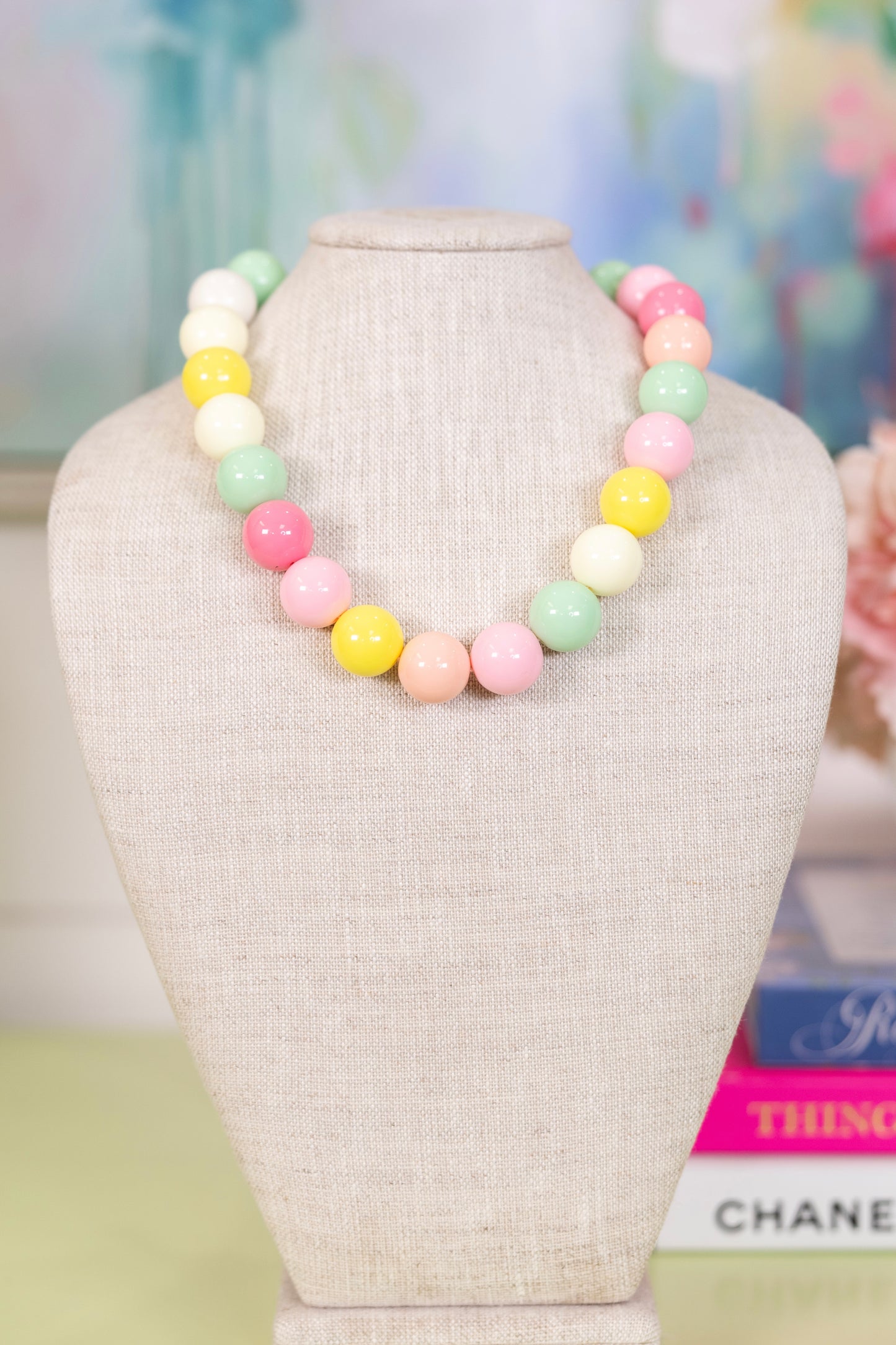 Social Hour Beaded Necklace-Necklaces-Hart Designs-The Village Shoppe, Women’s Fashion Boutique, Shop Online and In Store - Located in Muscle Shoals, AL.
