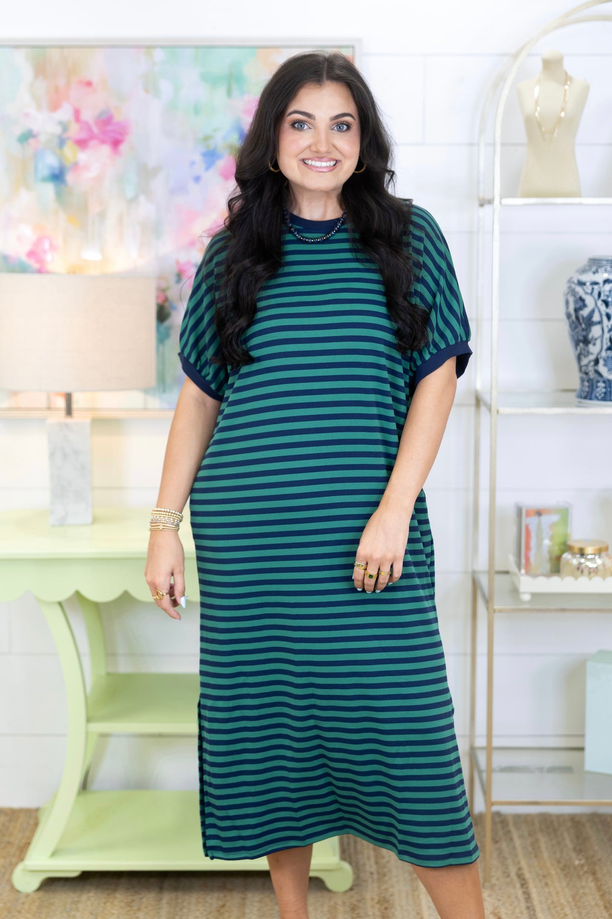 The Winnie Midi Dress-Midi Dress-Entro-The Village Shoppe, Women’s Fashion Boutique, Shop Online and In Store - Located in Muscle Shoals, AL.