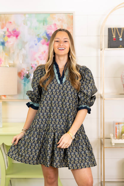 The Brooks Dress-Mini Dress-Entro-The Village Shoppe, Women’s Fashion Boutique, Shop Online and In Store - Located in Muscle Shoals, AL.