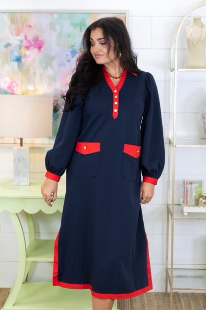 The Whitlock Midi Dress-Midi Dress-Jodifl-The Village Shoppe, Women’s Fashion Boutique, Shop Online and In Store - Located in Muscle Shoals, AL.