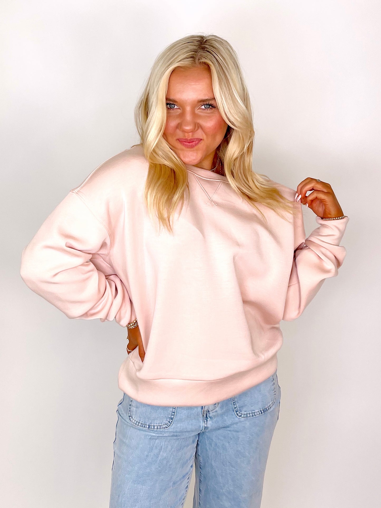 Spanx AirEssentials Crew-Long Sleeves-Spanx-The Village Shoppe, Women’s Fashion Boutique, Shop Online and In Store - Located in Muscle Shoals, AL.