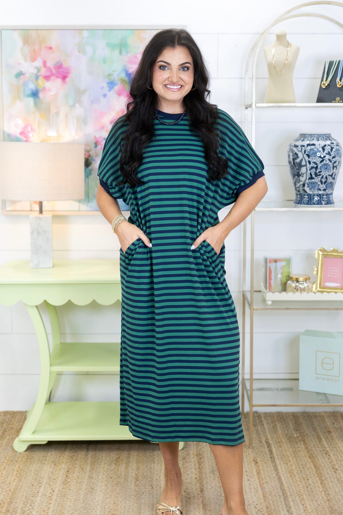 The Winnie Midi Dress-Midi Dress-Entro-The Village Shoppe, Women’s Fashion Boutique, Shop Online and In Store - Located in Muscle Shoals, AL.