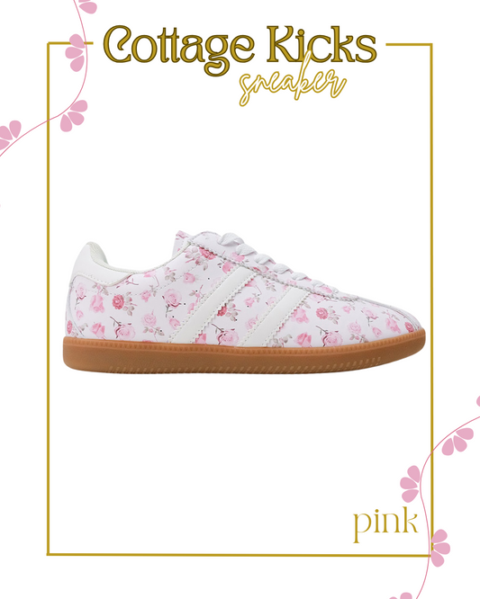 Cottage Kicks Sneaker-Sneaker-Let's See Style-The Village Shoppe, Women’s Fashion Boutique, Shop Online and In Store - Located in Muscle Shoals, AL.