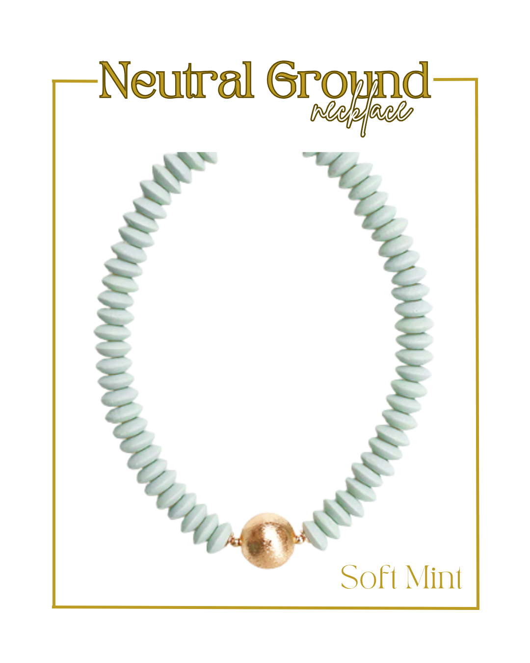 Neutral Ground Necklace-Necklaces-Golden Stella-The Village Shoppe, Women’s Fashion Boutique, Shop Online and In Store - Located in Muscle Shoals, AL.