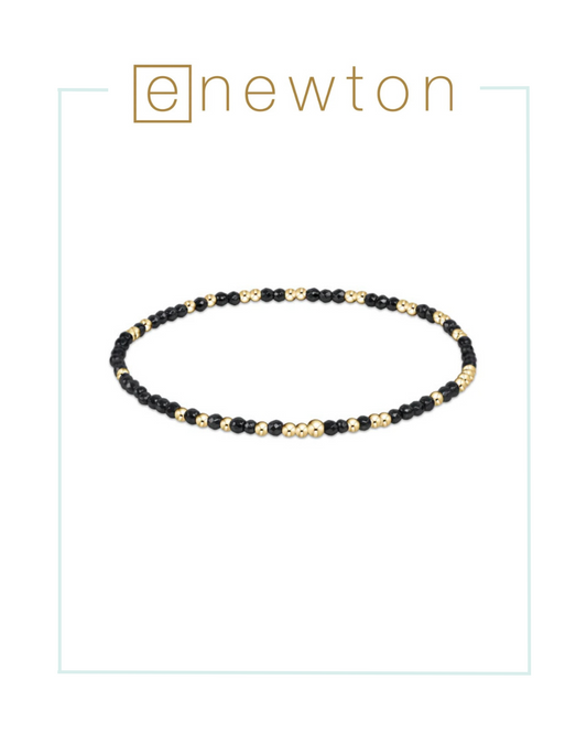 E Newton Hope Unwritten Gemstone Bracelet - Faceted Hematite-Bracelets-ENEWTON-The Village Shoppe, Women’s Fashion Boutique, Shop Online and In Store - Located in Muscle Shoals, AL.