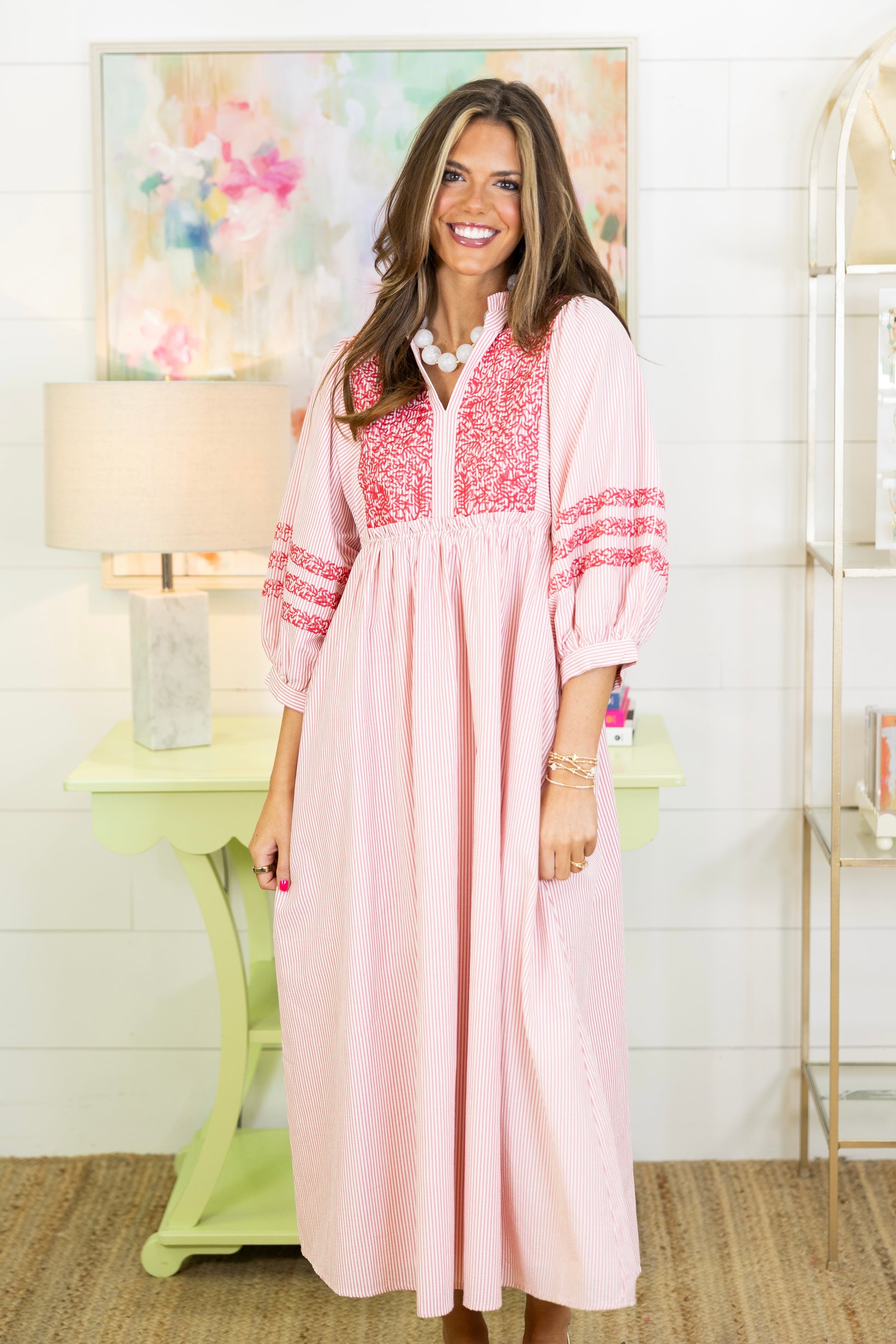 The Lizzie Midi Dress-Midi Dress-Jodifl-The Village Shoppe, Women’s Fashion Boutique, Shop Online and In Store - Located in Muscle Shoals, AL.