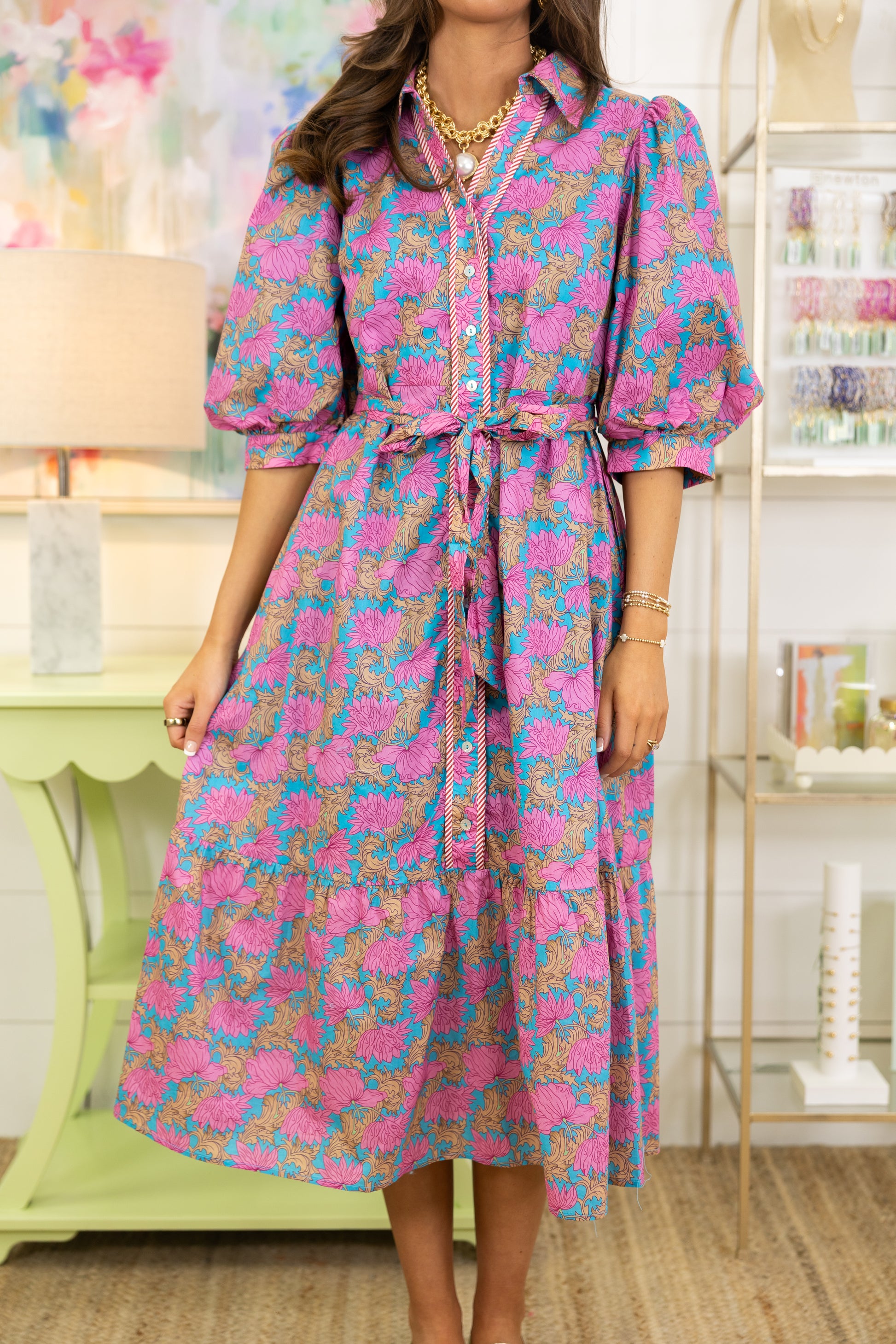 Actually Romantic Midi Dress-Midi Dress-Jodifl-The Village Shoppe, Women’s Fashion Boutique, Shop Online and In Store - Located in Muscle Shoals, AL.