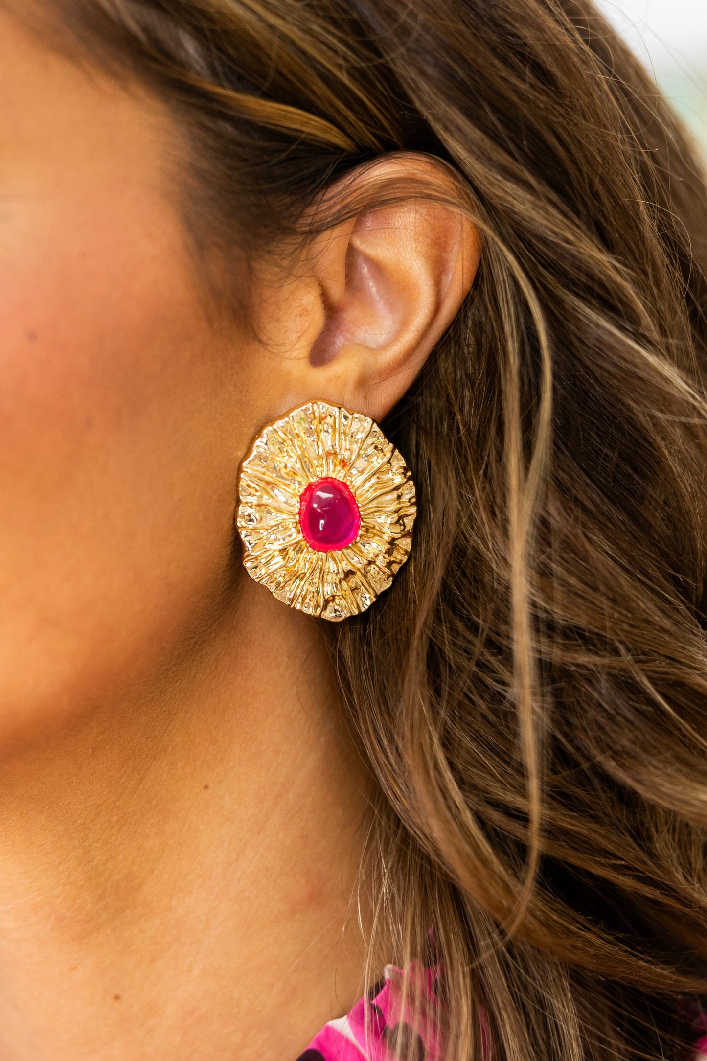 The Paloma Sunburst Earrings-Earrings-Golden Stella-The Village Shoppe, Women’s Fashion Boutique, Shop Online and In Store - Located in Muscle Shoals, AL.