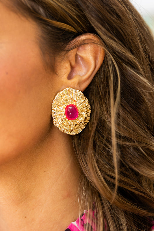 The Paloma Sunburst Earrings-Earrings-Golden Stella-The Village Shoppe, Women’s Fashion Boutique, Shop Online and In Store - Located in Muscle Shoals, AL.