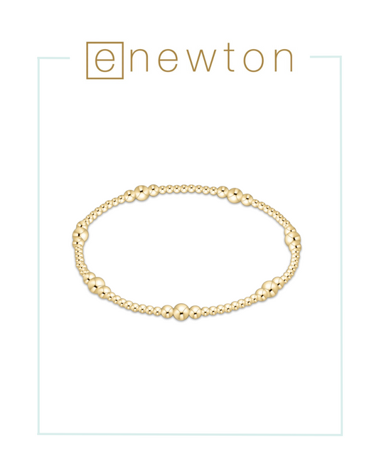 E Newton Purpose Pattern Bead Bracelet - Gold-Bracelets-ENEWTON-The Village Shoppe, Women’s Fashion Boutique, Shop Online and In Store - Located in Muscle Shoals, AL.
