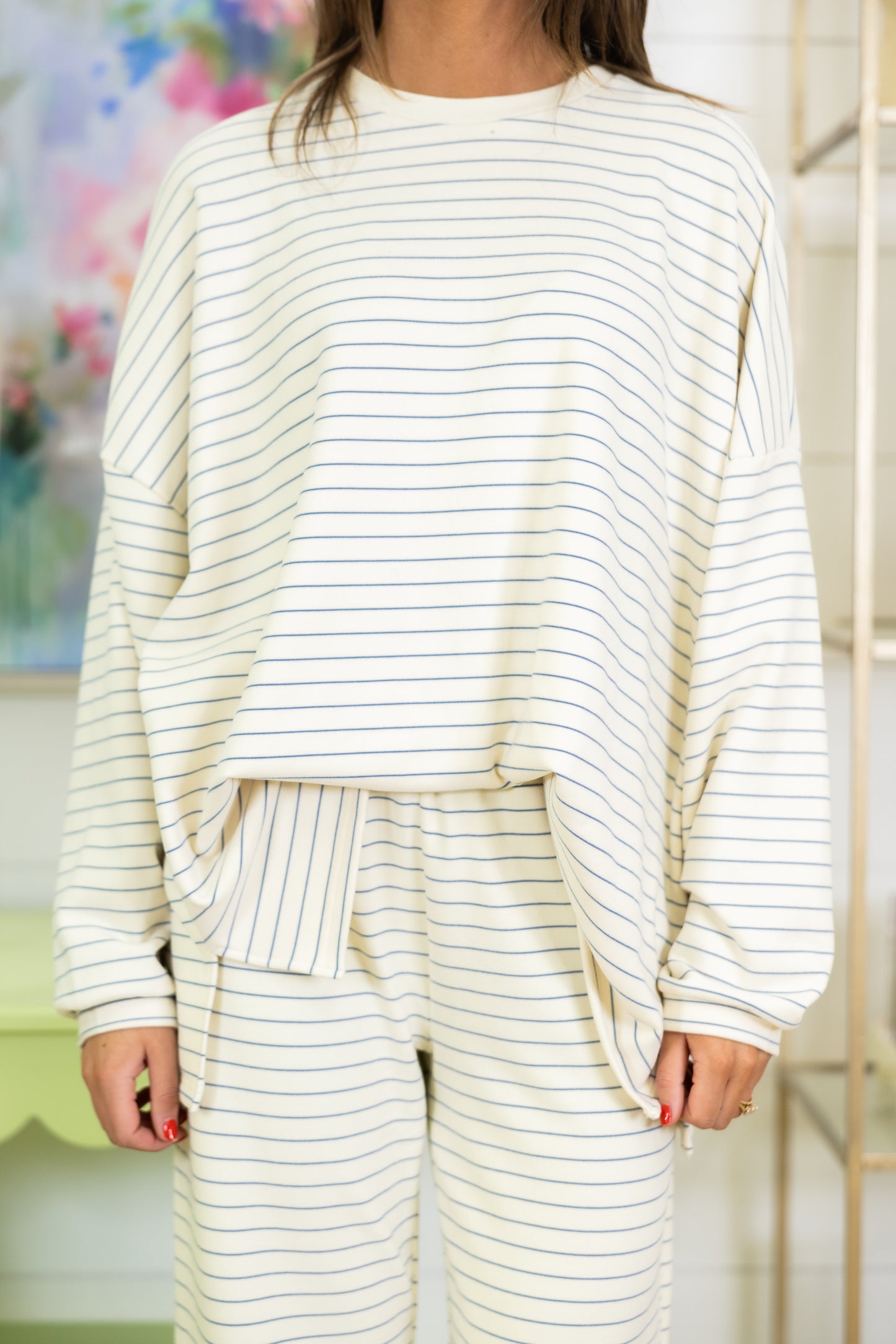 The Kirby Stripe Set-Matching Set-Things Between-The Village Shoppe, Women’s Fashion Boutique, Shop Online and In Store - Located in Muscle Shoals, AL.