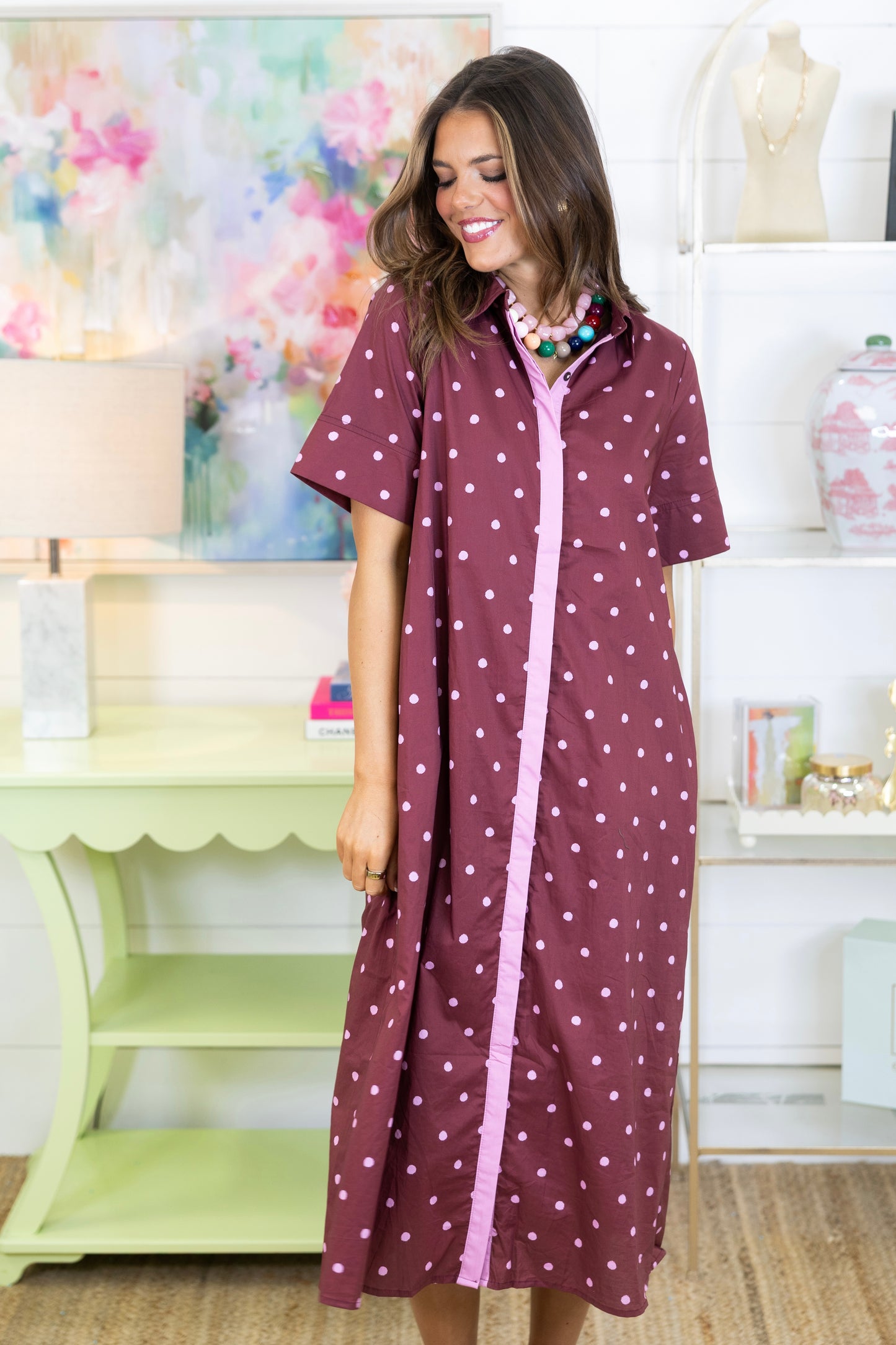 The Tilly Midi Dress-Midi Dress-Entro-The Village Shoppe, Women’s Fashion Boutique, Shop Online and In Store - Located in Muscle Shoals, AL.