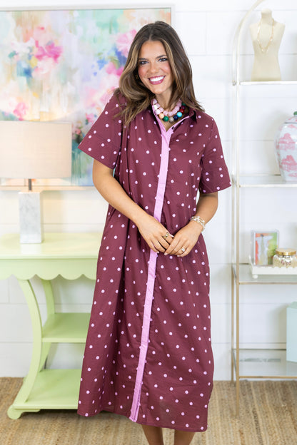The Tilly Midi Dress-Midi Dress-Entro-The Village Shoppe, Women’s Fashion Boutique, Shop Online and In Store - Located in Muscle Shoals, AL.