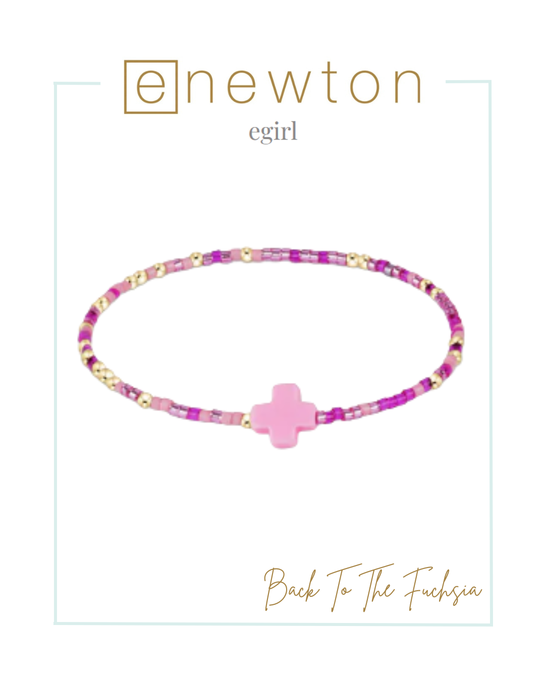 E Newton | E Girl | Hope Unwritten Signature Cross Bracelet - Fall/Winter '25-Bracelets-ENEWTON-The Village Shoppe, Women’s Fashion Boutique, Shop Online and In Store - Located in Muscle Shoals, AL.