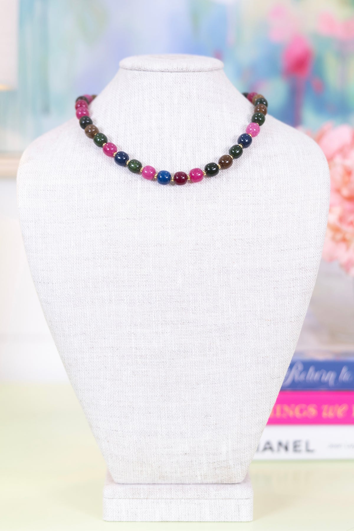 Seal the Deal Beaded Necklace-Necklaces-Hart Designs-The Village Shoppe, Women’s Fashion Boutique, Shop Online and In Store - Located in Muscle Shoals, AL.
